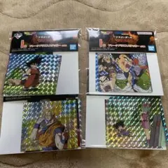 一番くじ　ドラゴンボール　 I賞 フレークプリズムステッカー　4種セット