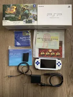 【美品】PSP3000 新米ハンターズパック　ジンオウガ