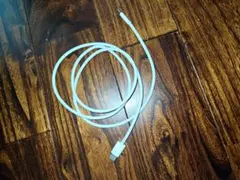 USB-C to USB-C ホワイトケーブル1m