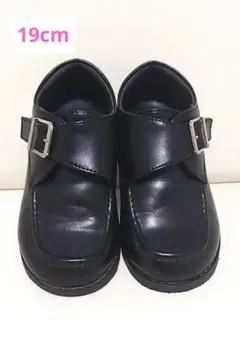 卒園式 黒 フォーマルシューズ 19cm 入学式 卒業式 発表会 写真撮影