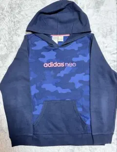 adidas neo 迷彩柄 フード付きパーカーのサムネイル