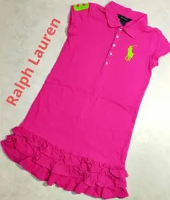 Ralph Lauren　半袖ワンピース　ポロシャツ風　綿100%　12〜14