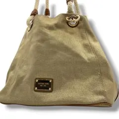 マイケルコース　キャンバス　トートバッグ　ゴールド　色