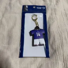 サッカー日本代表　伊東純也選手　プレイヤーズユニフォームラバーキーホルダーのサムネイル