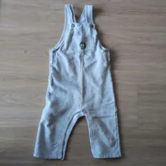 プチバトー グレー オーバーオール ロンパース