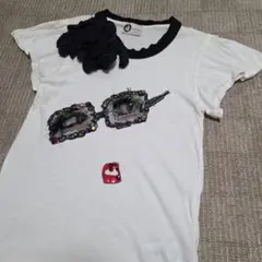 ♩LANVIN　オフ白　Tシャツ　Sのサムネイル