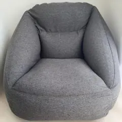 【値下げ不可・廃盤】無印良品空気でできたソファ　1人掛けソファ チャコール 値下げ不可・廃盤】無印良品空気でできたソファ 1人掛けソファ