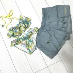 女性用フリル水着セット