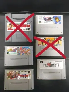 スーパーファミコン　カセット4個