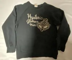 Hysteric Mini トレーナー 前後デカプリント　130