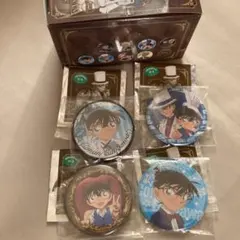 名探偵コナン　缶バッチ　怪盗キッド　江戸川コナン