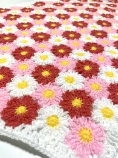 手編みブランケット