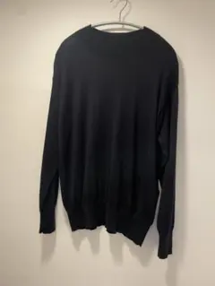 23区　カシミヤ　ニット　モックネックニットプルオーバー　ネイビー　44