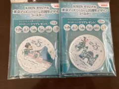 東京ディズニーシー25周年デザイン コースター 2種セット ミッキー＆グーフィーのサムネイル