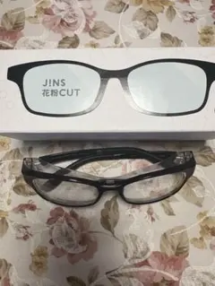 JINS 花粉98%カット メガネ FKT-148-002 黒
