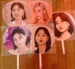 TWICE ジヒョ うちわ セット ライブ celebrate lights