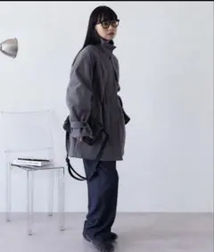 投稿削除FREAK’S STORE ウーリーハイネックギャザーコートFのサムネイル