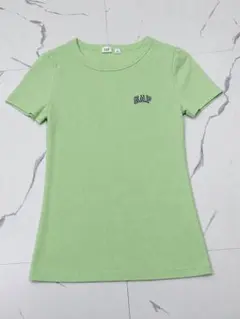 GAP 半袖 リブTシャツ ライトグリーン