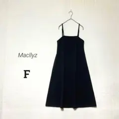 【Macllyz】美品✨ひざ丈 キャミワンピース レイヤード 着回し 大人可愛い