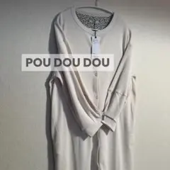 POU DOU DOU（プードゥドゥ）ワッフル前あきワンピース　アイボリー　新品のサムネイル