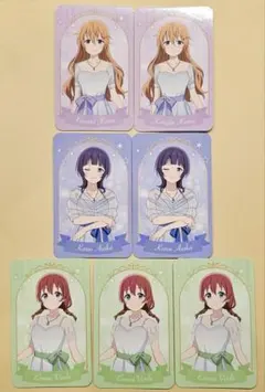 虹ヶ咲　えいがさき　2章　スカイビル　カード　トレカ　彼方　果林　エマ