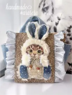 コヤンイサムチョン　トートバッグ　サンダーちゃん　ハンドメイド