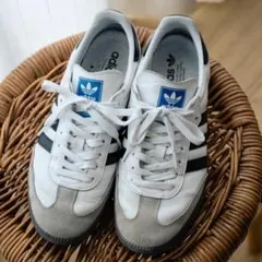 adidas Samba ホワイト/ブラック スニーカー