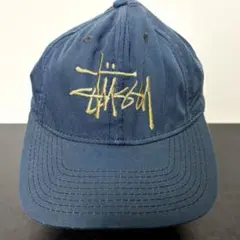 90s 白タグ　old stussy 6パネルキャップ USA製