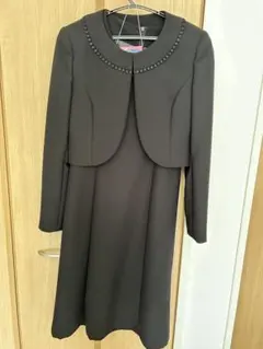 礼服ブラックワンピース　フォーマルスーツ 7号