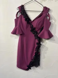 ROBE de FLEURS by glossy Sサイズ 七分袖 キャバドレス