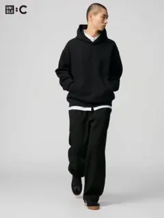 試着未使用タグ付き ユニクロC スウェットワイドパンツ Mサイズ