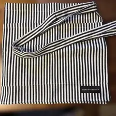 新品DEAN&DELUCAサロンエプロンショート丈ストライプのサムネイル