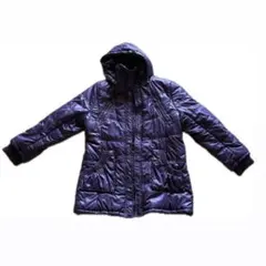 レディースアウター　ダウンジャケット　紫パープル