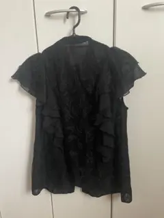 eimy istoire フリルショルダーレースブラウス