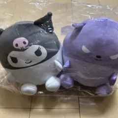 【新品・未開封】サンリオ（SANRIO）クロミ & バク ペアミニクッション