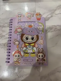 LABUBU キャラクター シール メモ付き