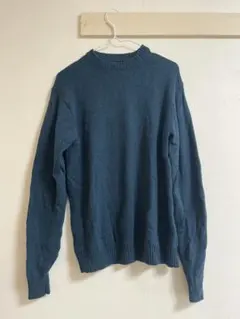 クルーネック ニットセーター 長袖　ウール　無印良品