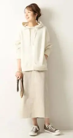 スピックアンドスパン 太コール コーデュロイ スカート