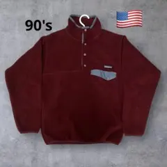 パタゴニア シンチラ スナップT XS フリース　アメリカ製　90年代　usa製