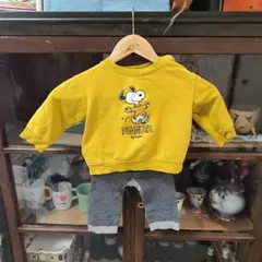 PEANUTS by UNIQLO トレーナー・ニットレギンスセット 80-90