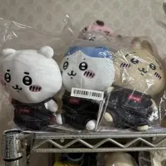 【激レア】ちいかわ ハチワレ うさぎ EDWIN ぬいぐるみ マスコット 3点 激レア】ちいかわ ハチワレ うさぎ EDWIN ぬいぐるみ マスコット 3点