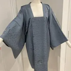 大正ロマン　昭和レトロ　アンティーク　羽織り　着物　道行　和洋折衷