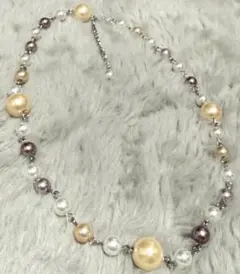 パールビーズネックレス