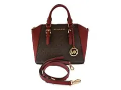 MICHAEL KORS ショルダーバッグ ブラウン/レッド