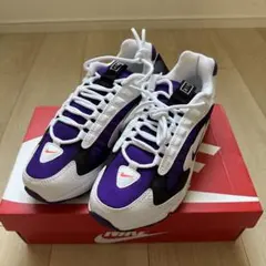 NIKE エアマックス トライアックス スニーカー ホワイト/パープル