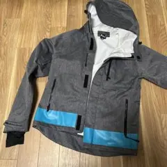 PUMA フード付きジャケット L グレー/ブルー