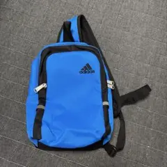 adidas ボディバッグ 青　美品