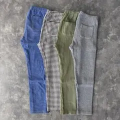 ユニクロ UNIQLO キッズ 10分丈レギンスパンツ 120cm 4点セット