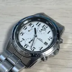 【稼働品】ALBA seiko クロノグラフ　腕時計