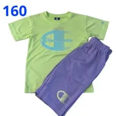 チャンピオン 半袖Tシャツ＆ハーフパンツ 上下セット 160 新品 ライム ★